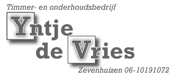 Logo Timmer en onderhoudsbedrijf Yntje de Vries
